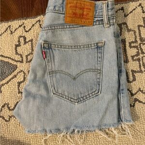Levi's Light Blue Denim Shorts